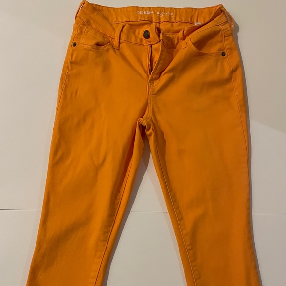 Old Navy orange jeans - Picture 1 of 2